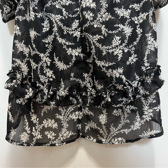 Anthropologie Maeve Tressa Open-Shoulder Top Size Small - Picture 10 of 12